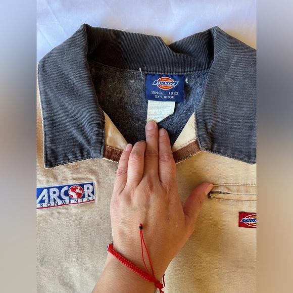 VTG Dickies Detroit Style Blanket Lined Duck Canvas Work Chore Jacket Mens XXL - Picture 2 of 10